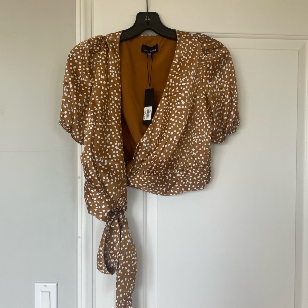 Lucy Paris Wrap Blouse